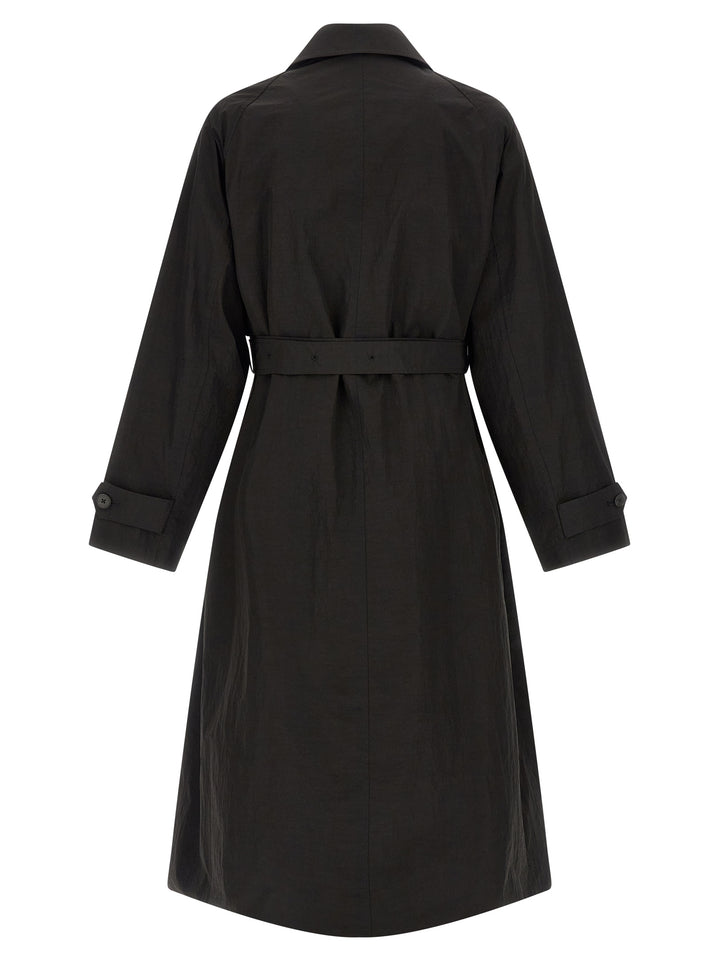 Ssstein Technical Fabric Trench Coat Coats and Trench Coats - Black | 0256700893334dc430fe4fd05d623c6e0e065266