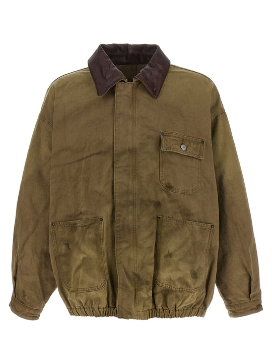 Vintage Puffer Jackets Green