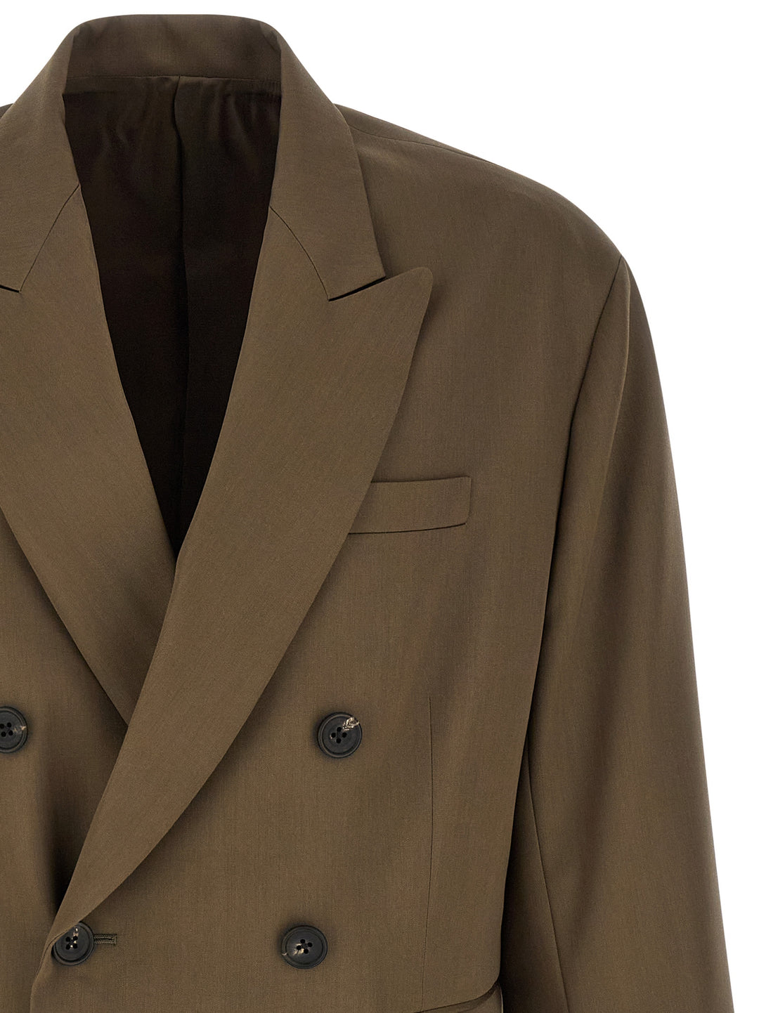 Ssstein Double-Breasted Blazer - Green | 3fc1befbb75dd4f1e07565cc4fcf735b5f4ca2e9