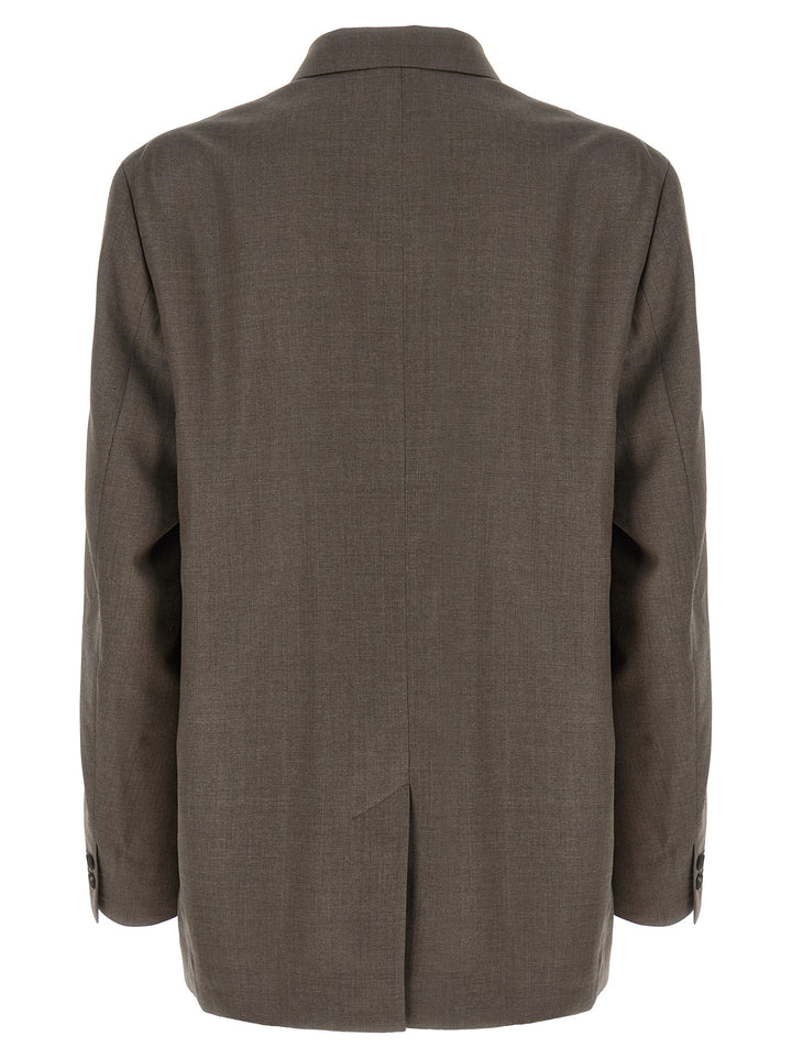 Ssstein Extra Fine Wool Blazer - Gray | 94b59941191d7f940a1eb6410fe8e778d2dfdb26