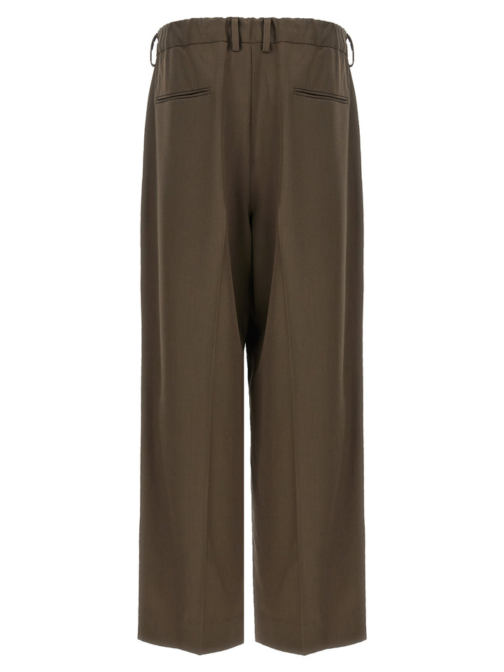 Ssstein Easy Long Wide Pants - Brown | 9c8ed2b65808946b324350857e46759b9fe4272c