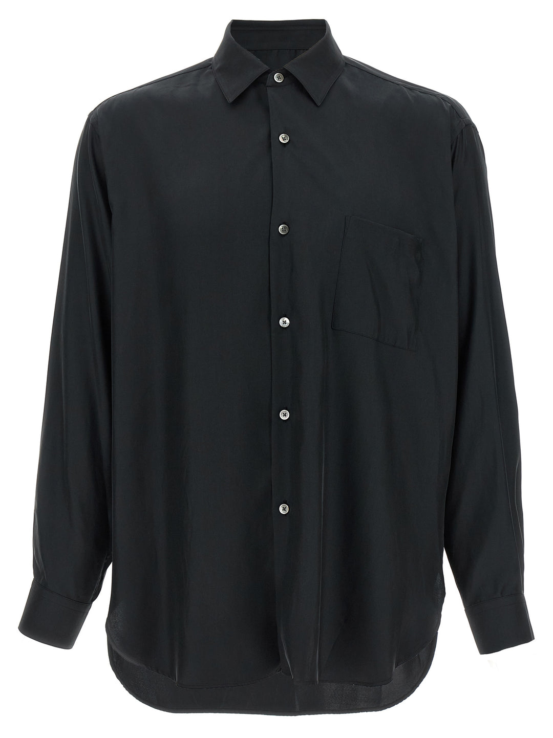 Ssstein Twill Shirt Shirt and Blouse - Black | 706fa280ca347bff0c820af9eb8a7158458fdb66