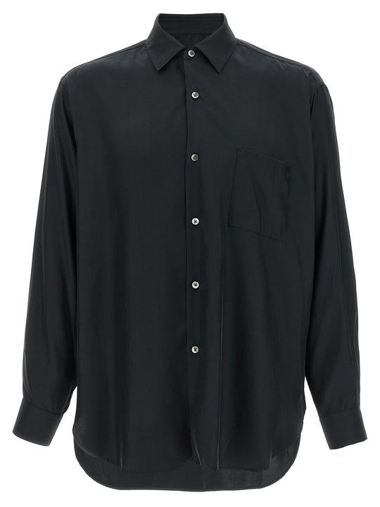 Twill Shirt Shirt And Blouse Black
