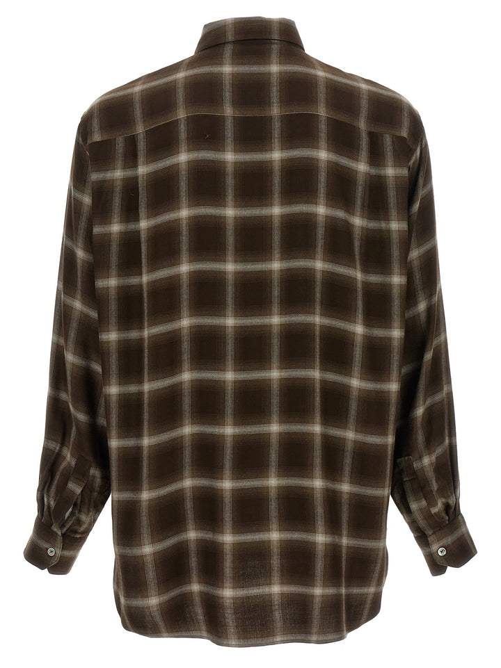 Ssstein Ly/Vis Shirt and Blouse - Brown | fa21cce40d1c85c0de6eb7adb5a3f6a0d89b7d0b