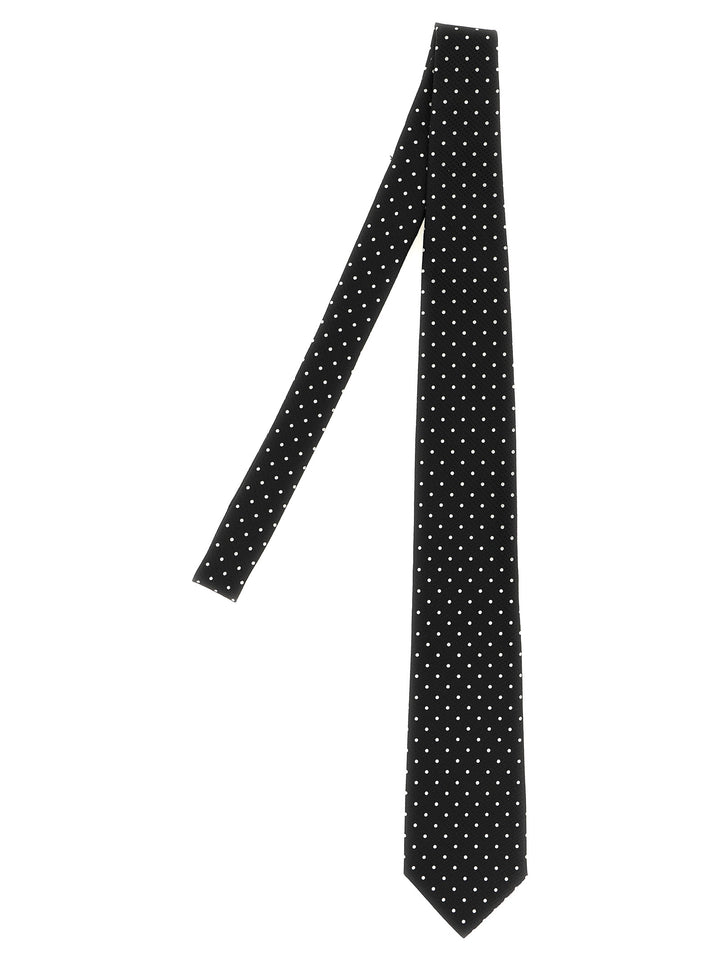 Tom Ford Polka Dot Tie Ties and Papillon - Black | 1e69a83e4a64a0a7edb5b1e6299e933fd7a2f7d0