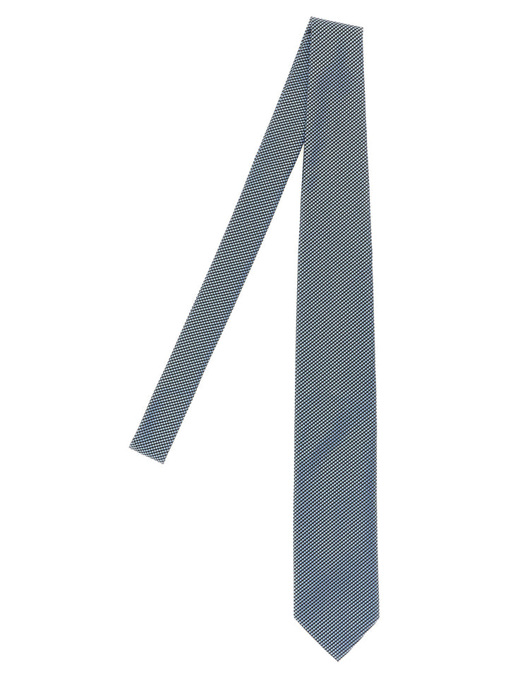 Tom Ford Jacquard Tie Ties and Papillon - Blue | a75def5fa48eea0077ac68043f11944481b3950f