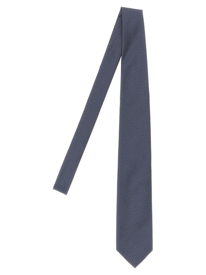 Tom Ford Jacquard Tie Ties and Papillon - Blue | e1a66f1b67760a85d6f33547982bfb2743ee5ca7