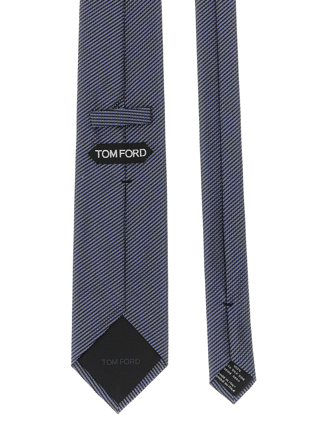 Tom Ford Jacquard Tie Ties and Papillon - Blue | 0f29d267bbcb6060790cc399a4f390e383c7eed1
