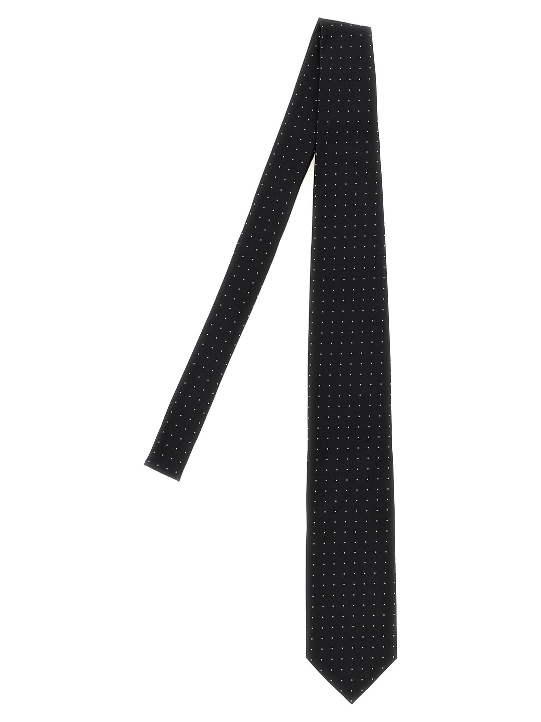 Tom Ford Micro Polka Dot Tie Ties and Papillon - Black | 16f92ea9ed92861255ad816dc374373a41d06488