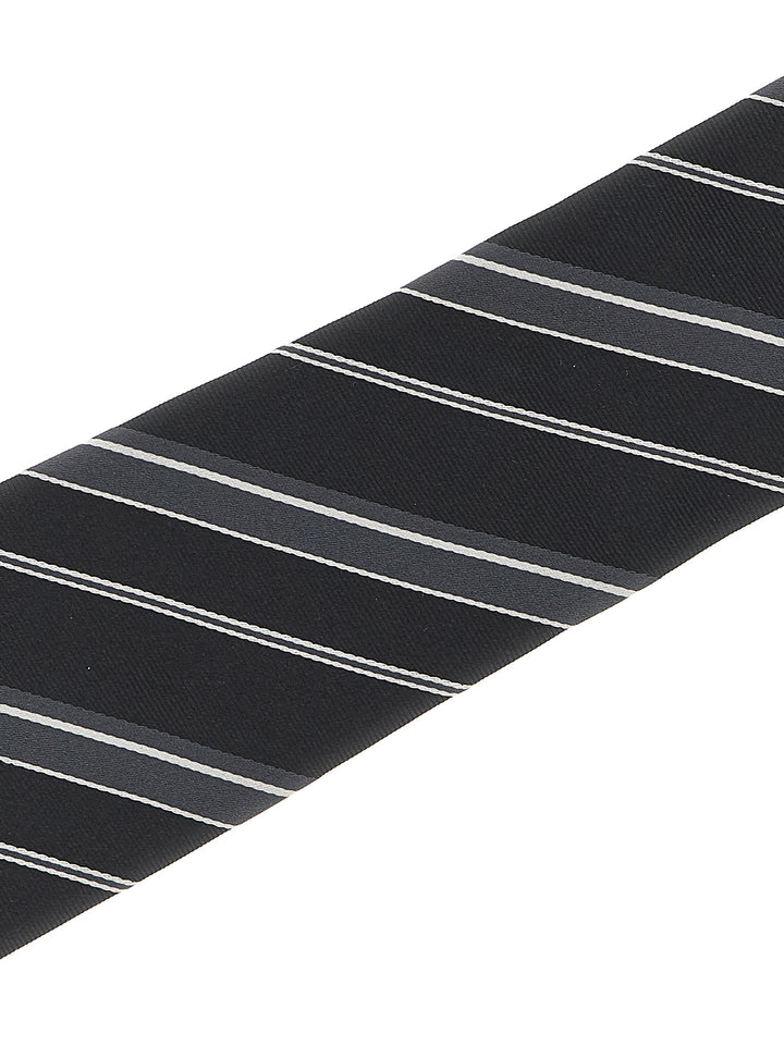 Tom Ford Diagonal Striped Tie Ties and Papillon - Black | 2dc5920eff88c50da197909983e79d4efa315772