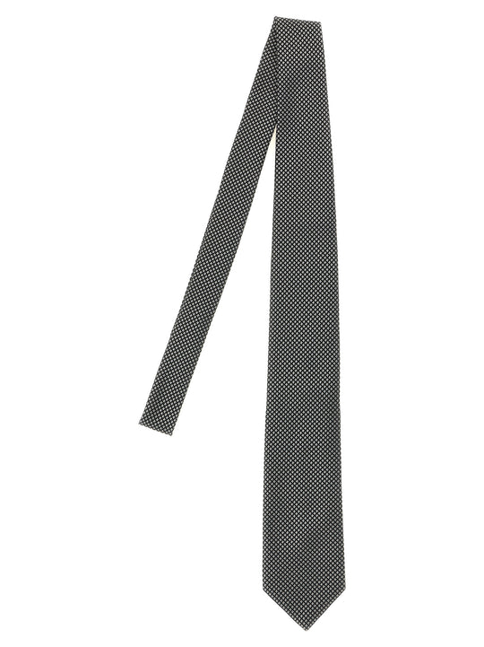 Silk Tie Ties And Papillon Gray
