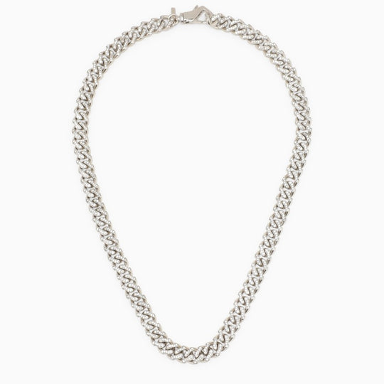 925 Silver Chain Necklace With Crystals