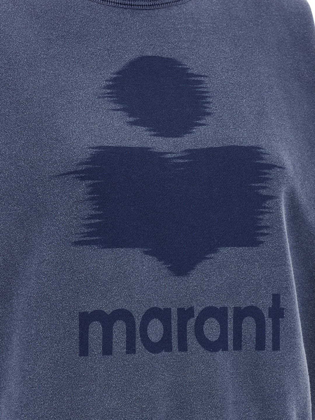 Marant Etoile Mobyli Sweatshirt - Blue | a4f9d6bc199ba34e5c9a129b8b5e73de271956b3