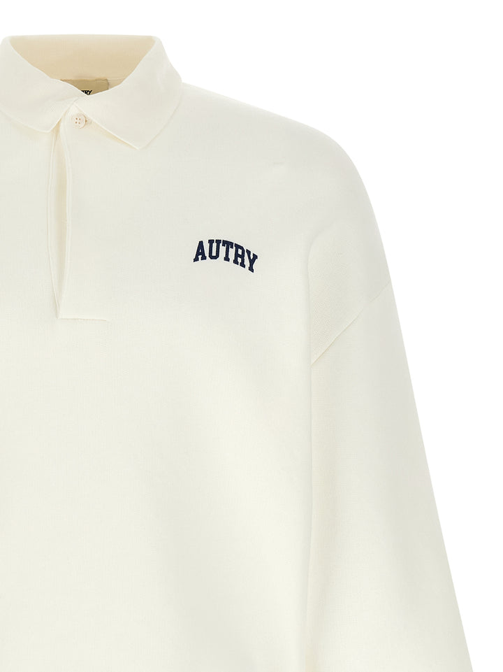 Autry Autry College Sweatshirt - White | 14f32b1b59655c3883efa54035344f0d70ba102e