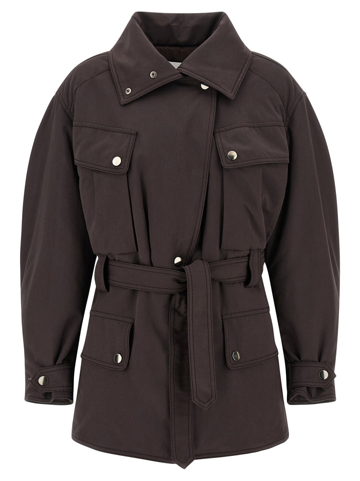 The Andamane Xandra Jacket Puffer Jackets - Brown | 673d8f429ff95877909f52ca08f1fa60b42fc634