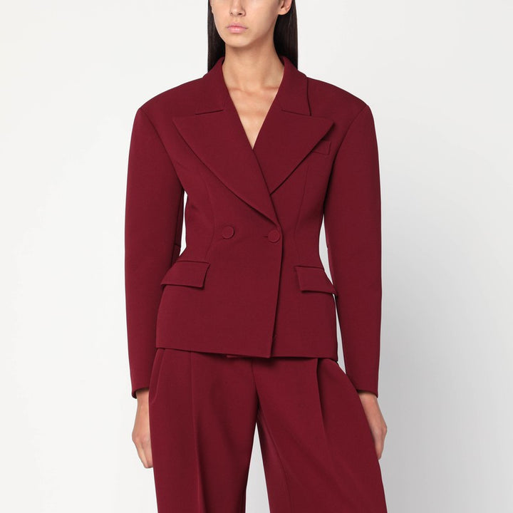 The Andamane Coats & Jackets - Burgundy | f267929574d87b6349355e6f2fffc4434a30417d