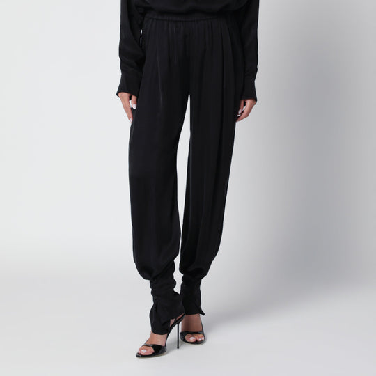 Renee Black Cupro Trousers