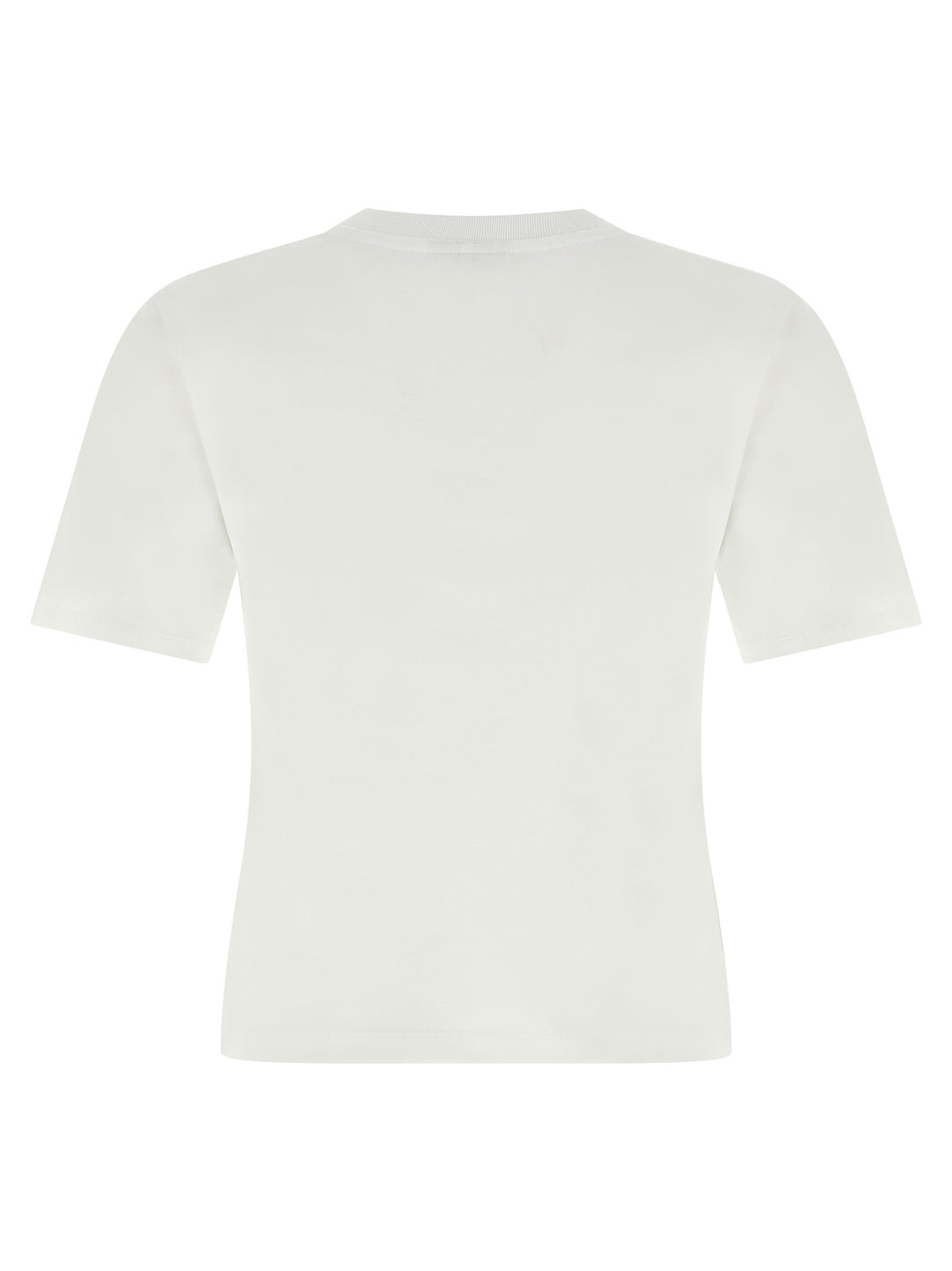 Ganni Heart Embroidery T-shirt - White | 3273709a96d10d5c9880047886273b7f6b90b542