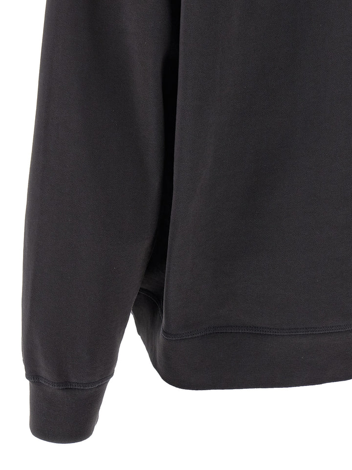 Ganni Grey Animal Print Sweatshirt - Gray | ec4d1225e3bd474e58741aab05d69c3a02869d44