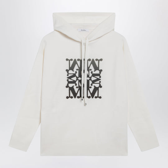 Taddeo Hooded Virgin Wool Sweater In White