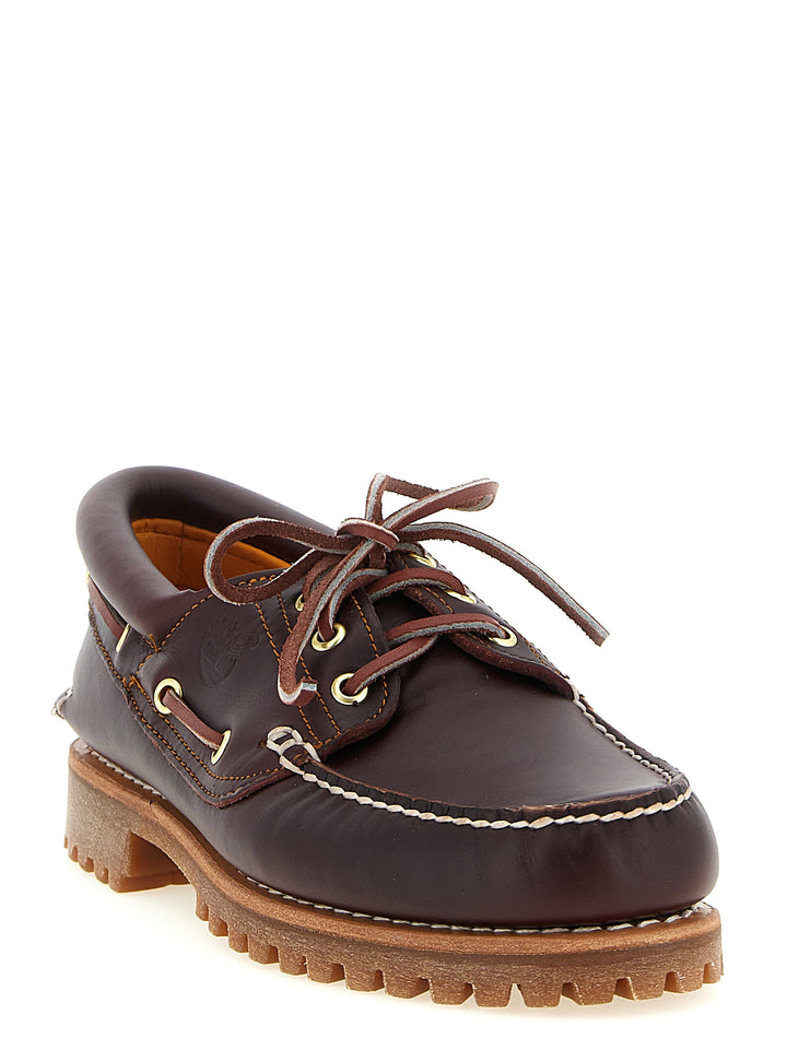 Timberland Timberland® 3-Eye Lug Loafers - Bordeaux | 6eb7e0b3e29064532427b98a0c91e9bb6f0afe95