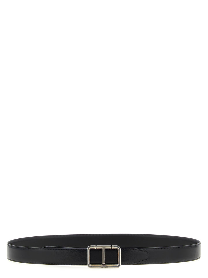 Tom Ford Reversible Belt Antique Buckle Belts - Black | d13b244f80e3007dd209ddac414cb733a9e2ba50