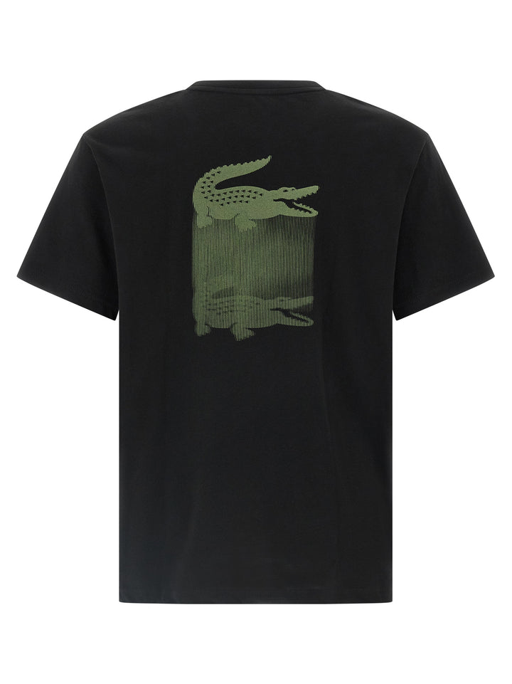 Lacoste Printed T-shirt - Black | 75bd29bbf762a9ccf8f631552649b4695457a5d0
