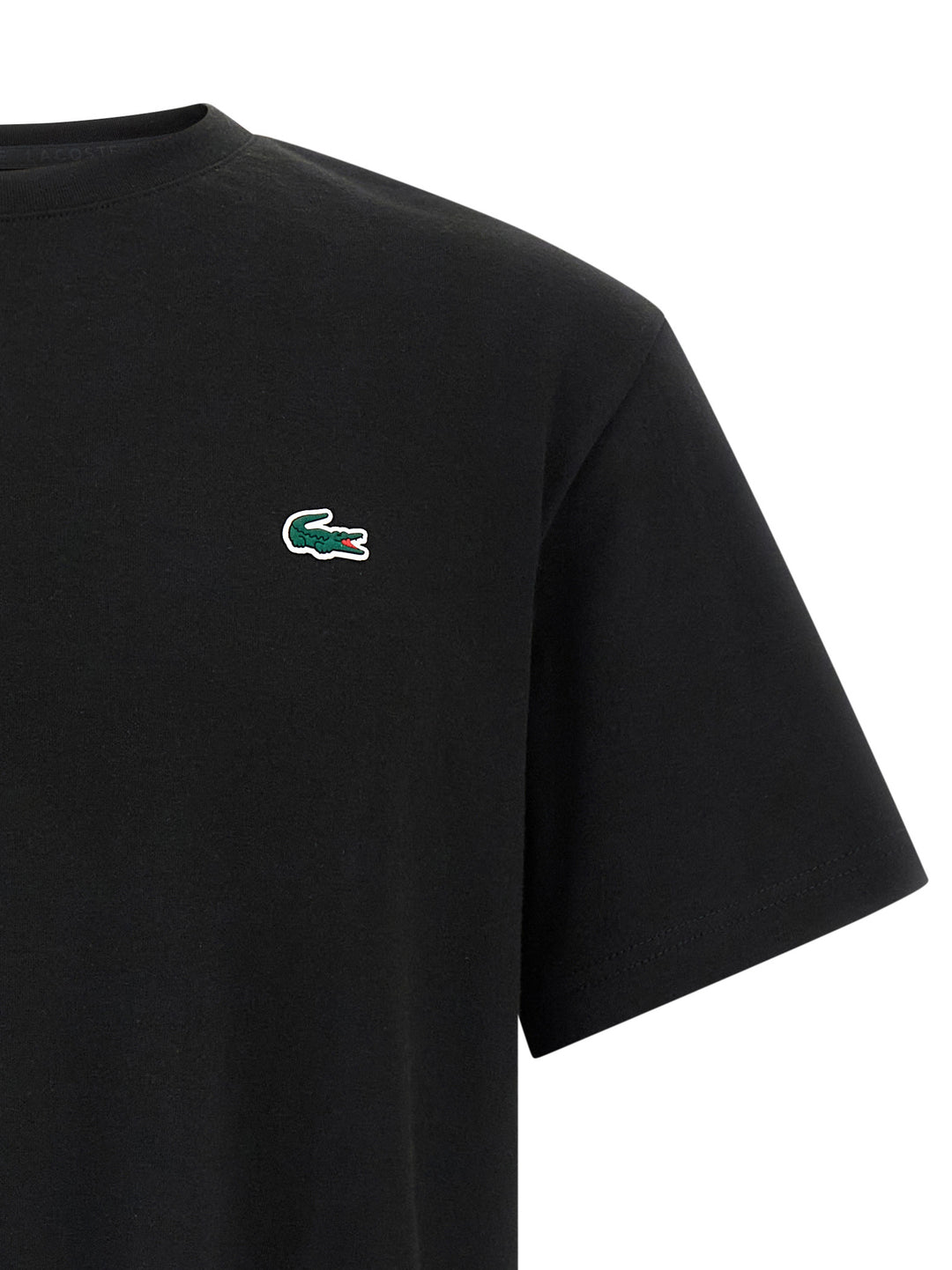Lacoste Printed T-shirt - Black | 51f48fb9cac6758bf9faab46df5bf8d7b1d285a4