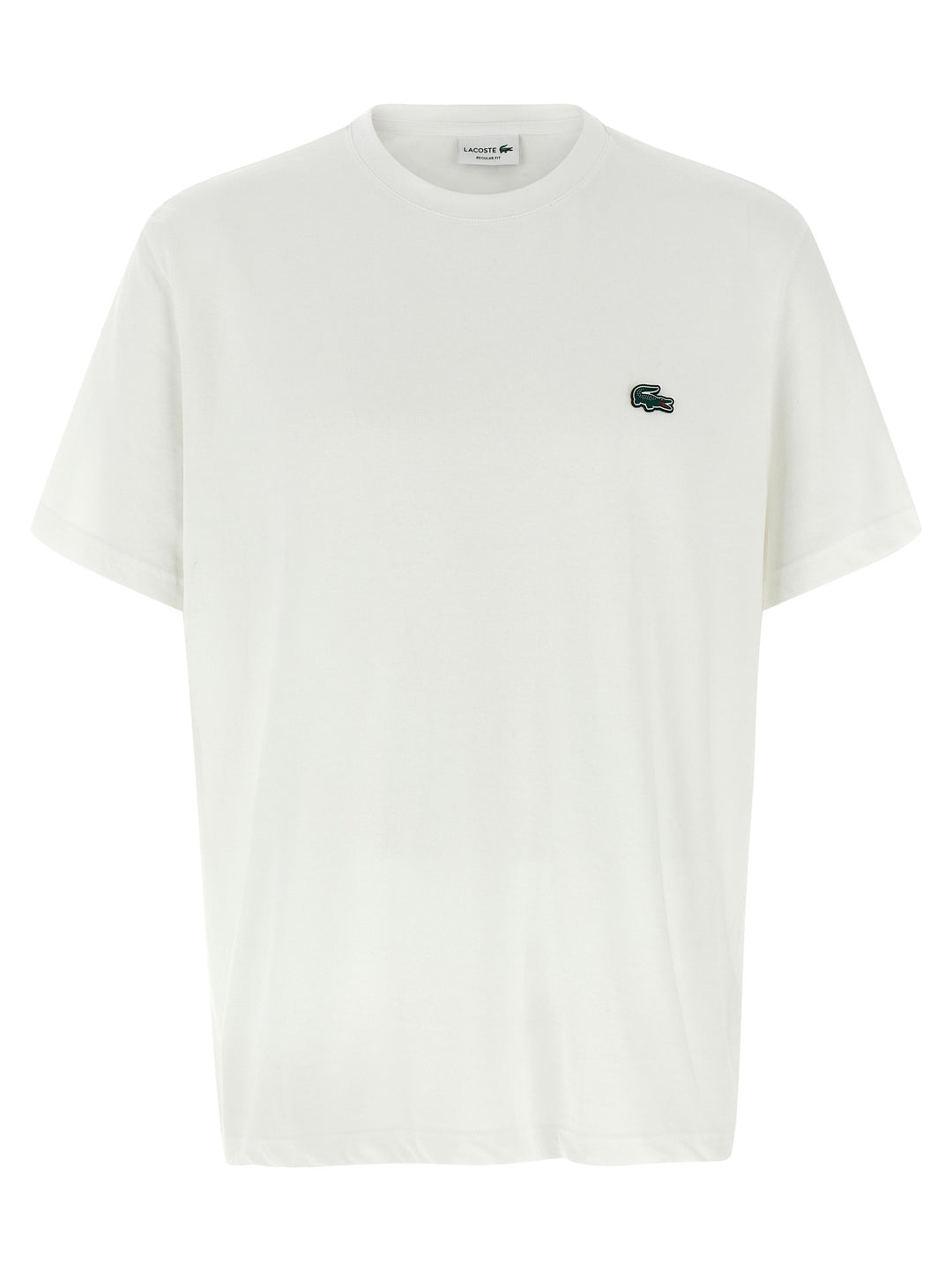 Lacoste Logo Patch T-shirt - White | 715ad413ad5b361a2f3cd838c9329b2195c5b4ed