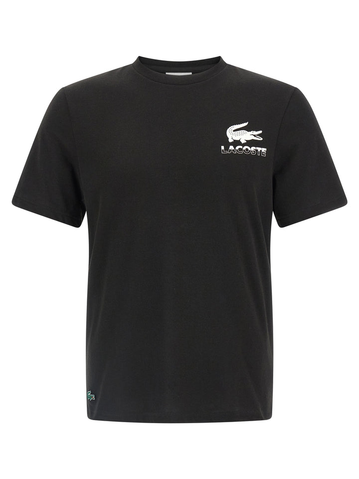 Lacoste Printed T-shirt - Black | 5bc4a491d7079834dbcc3e4c1c8e982a72cb2fae