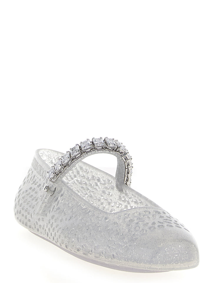 Jimmy Choo The Jelly Flat shoes - Silver | b9949cf58c20e9d1498d823eca91c6a5ee2d8f94
