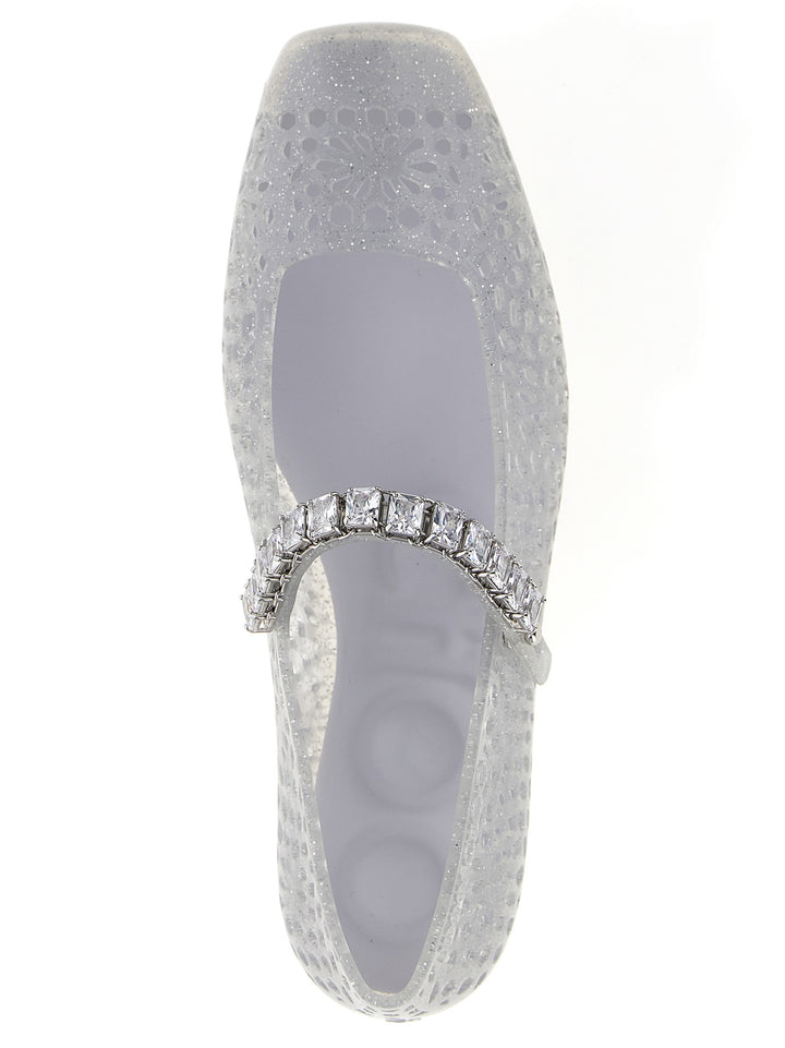 Jimmy Choo The Jelly Flat shoes - Silver | 07d2f2351b1c076e63dbea9344e7a982db640a0e