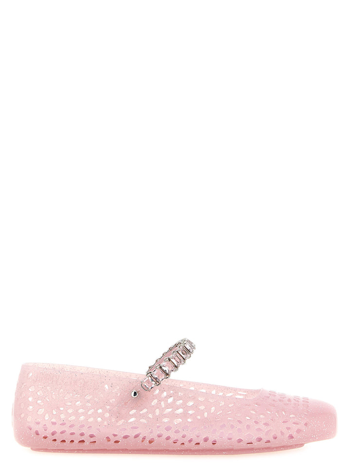 Jimmy Choo The Jelly Flat shoes - Pink | 924d3e2542d4362416f8796368523aaf22716034
