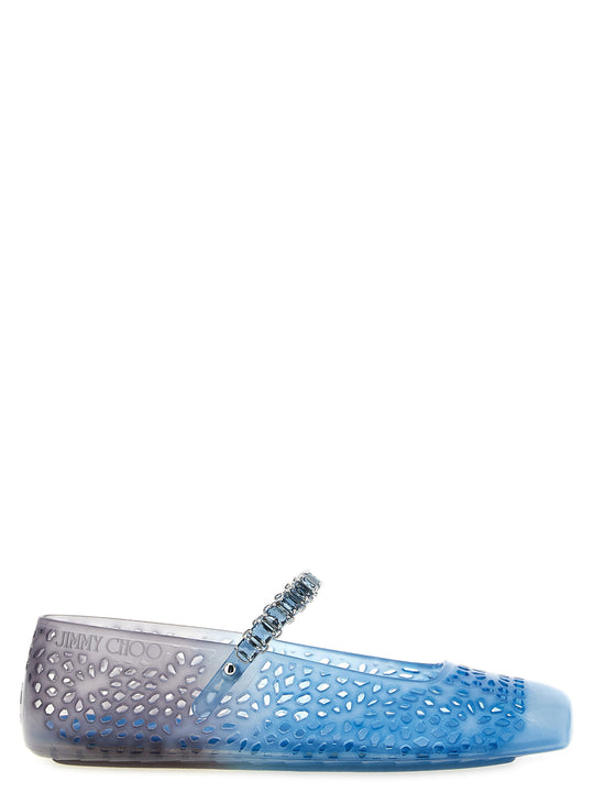 The Jelly Flat Shoes Blue