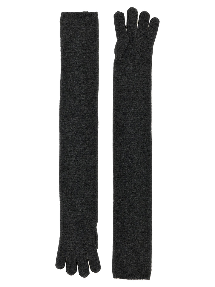 Max Mara Timor Gloves - Gray | 7763f5bf1ca4076721ae4366f46bff2ce8337649