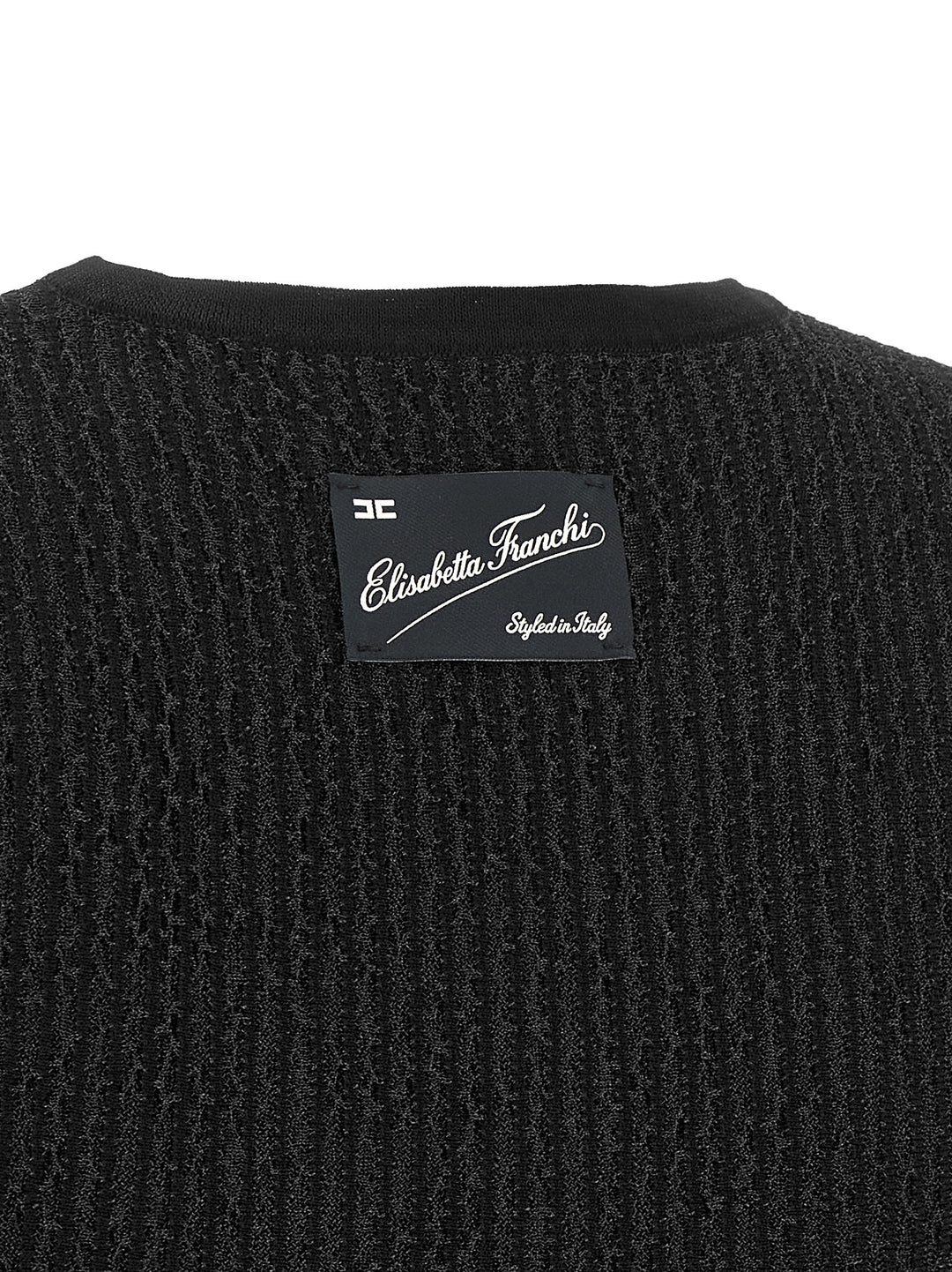Elisabetta Franchi Top Tricot Tops - Black | c2fd30ad5a5e4f1d458cd92a3d6e21c44047e355
