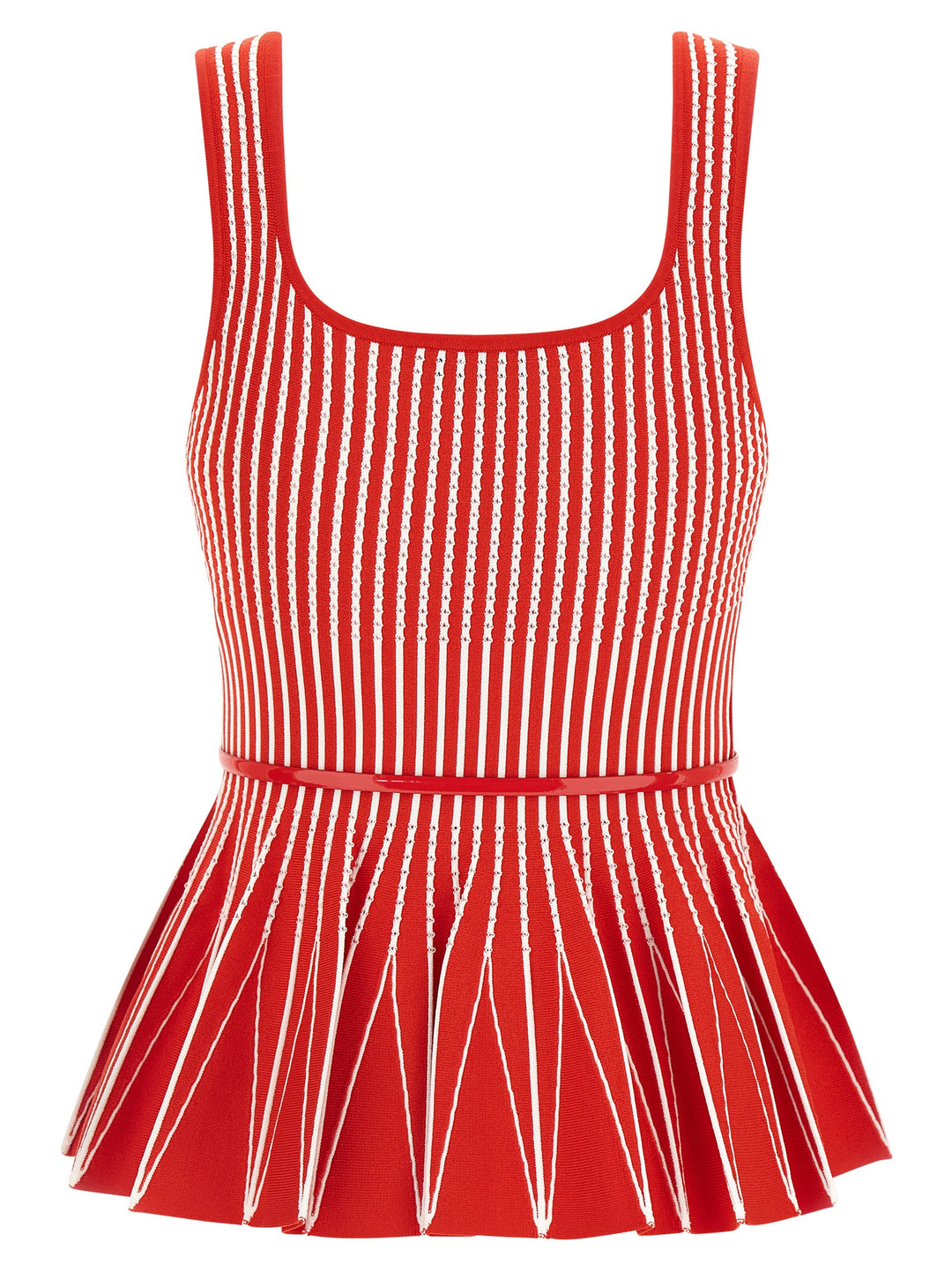 Elisabetta Franchi Tricot Top Tops - Red | 816367927770896c4f81ffd3120e0d32264df33b