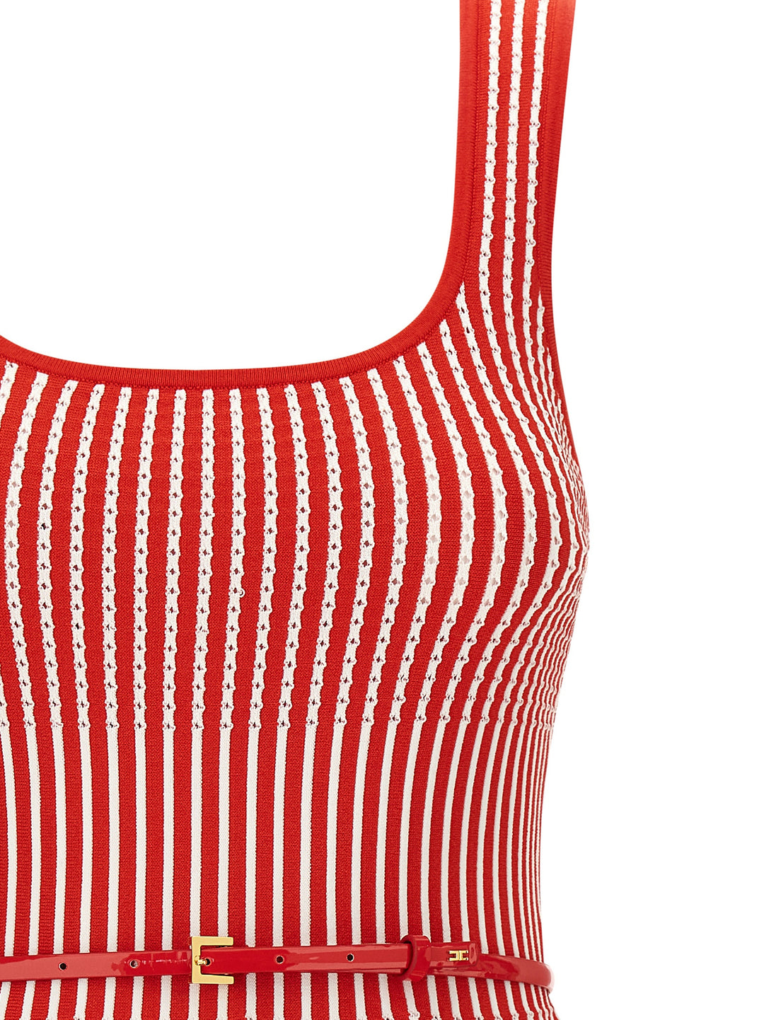 Elisabetta Franchi Tricot Top Tops - Red | 29036fe6d1c510d8f913d2cd18ac5534035ece1f