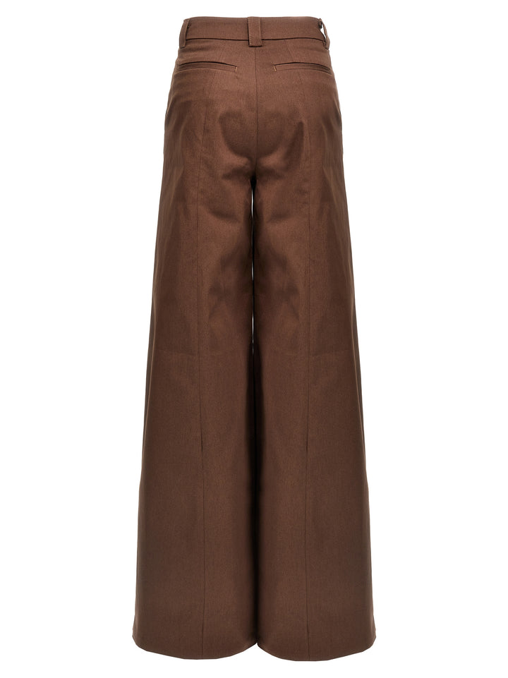 Thelatest Alma Pants - Brown | 351a24359d3337c679b42b26ada74ced5c0d51e3