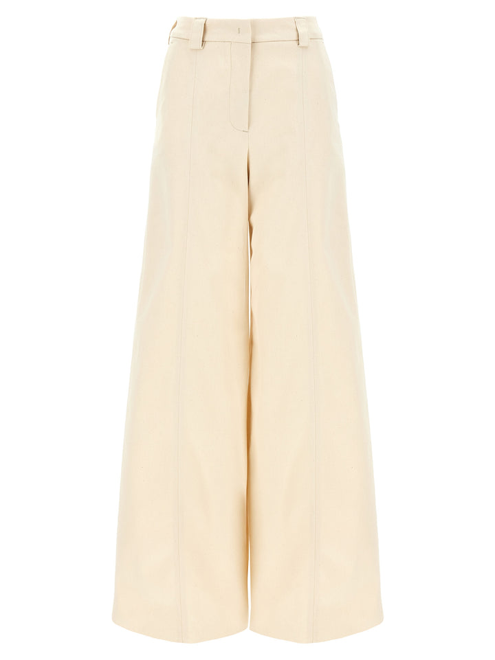 Thelatest Alma Pants - Beige | 54b417ace55a1da82203406cf7560eda7a7b328a