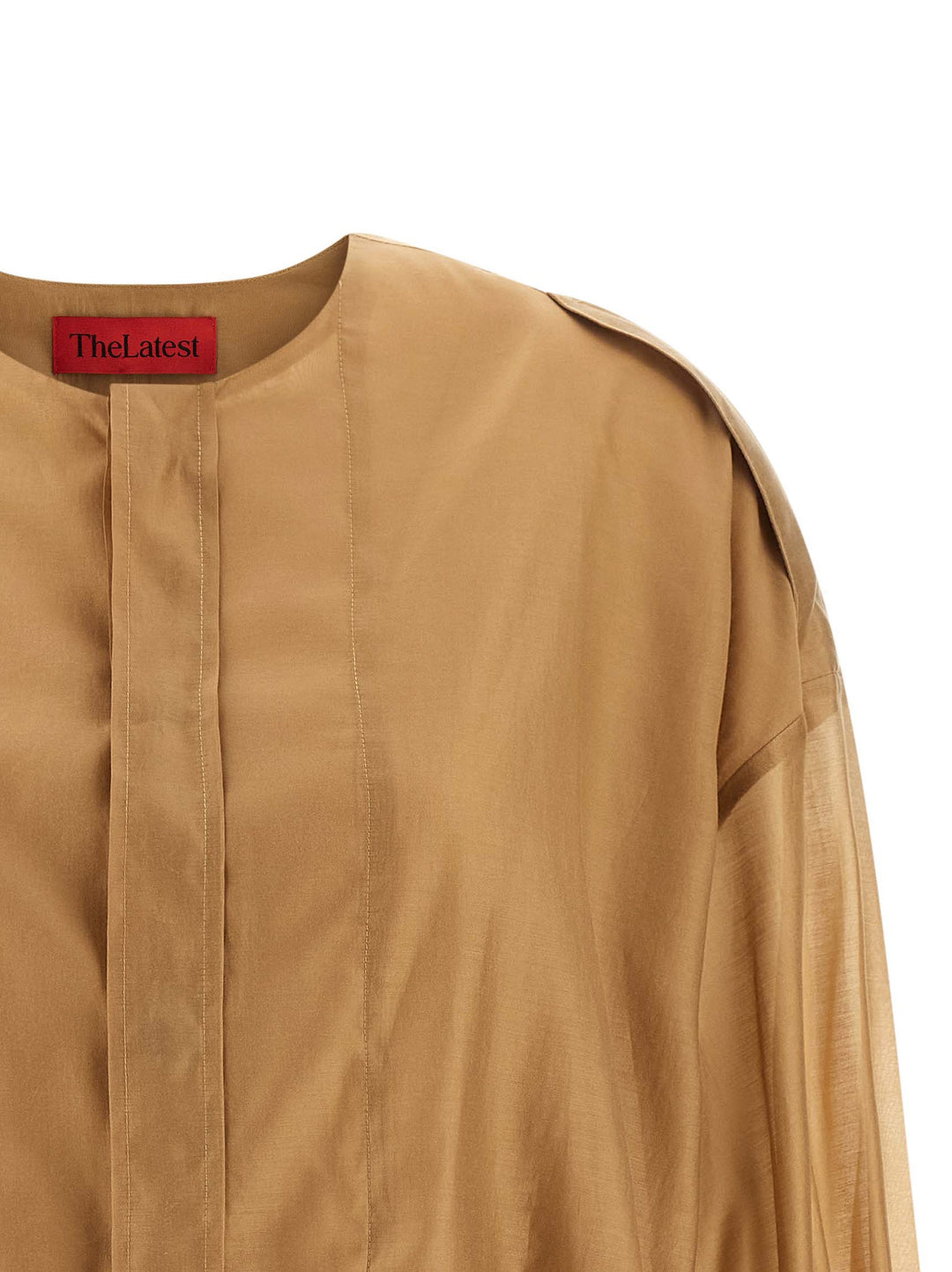 Thelatest Diana Shirt and Blouse - Beige | 392eeace2793f0af03fcc2b2adf6c07b672d2a85