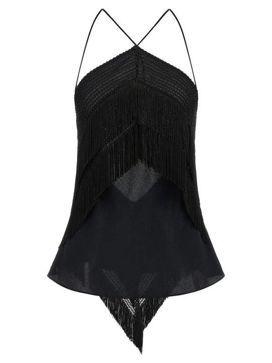 Reina Tops Black