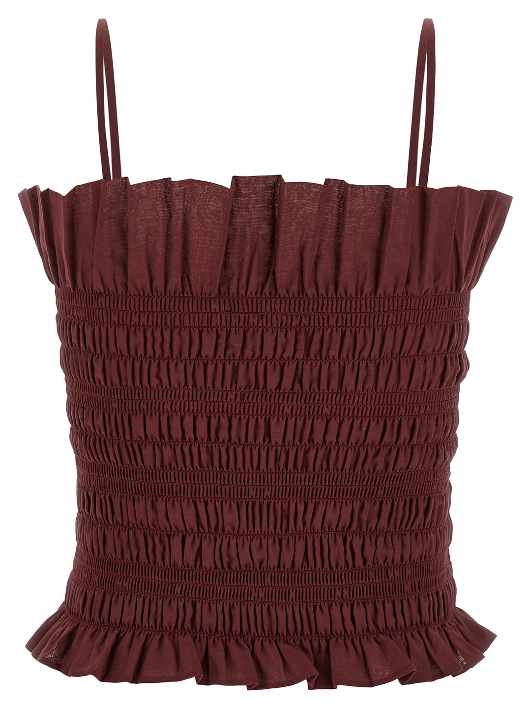 The Andamane Suri Tops - Bordeaux | ac9c583104fb16807bf94ba418e771f23010d050
