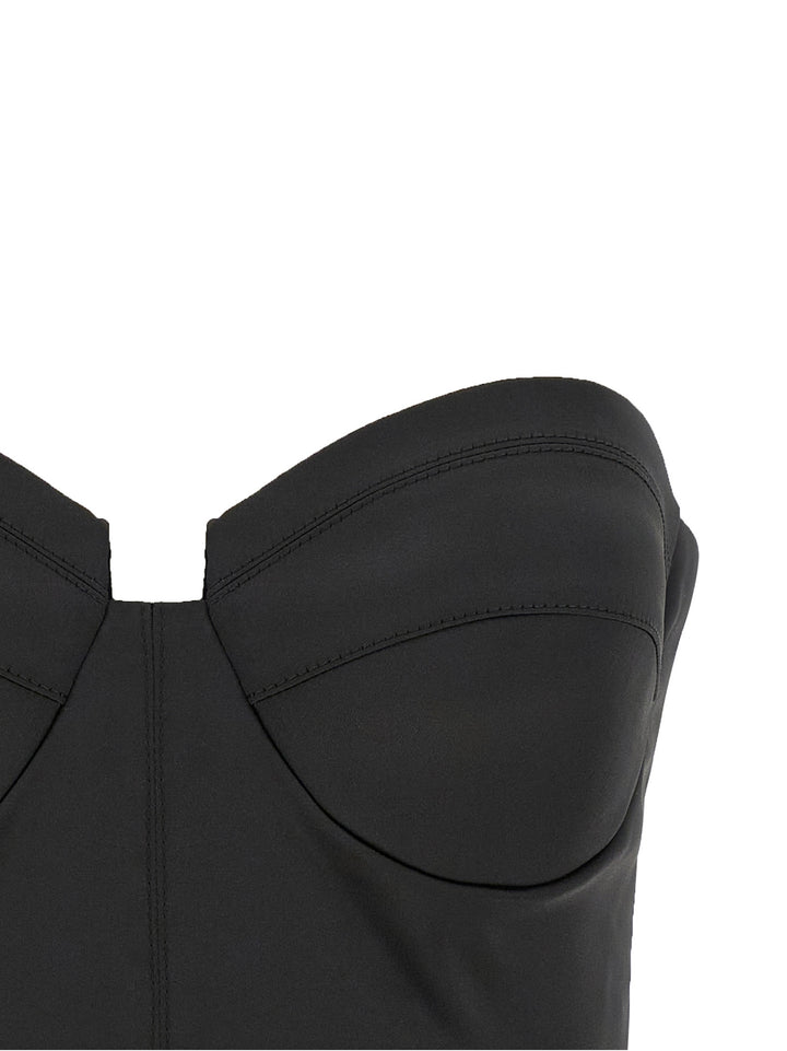 Elisabetta Franchi Bustier Top Tops - Black | cc324c860ca60c646a3afaaef0a5531f674d1338
