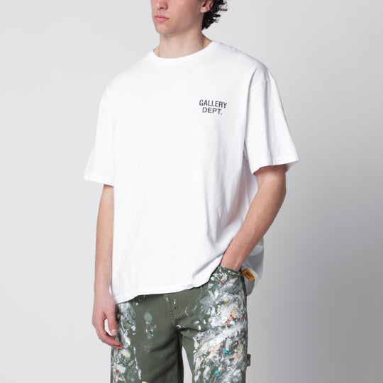 White T-Shirt With Logo Print