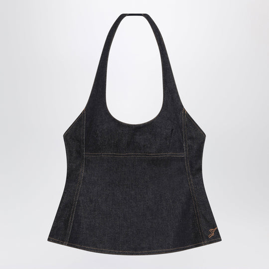 Lavoir De-Nîmes Denim Top In Navy Blue