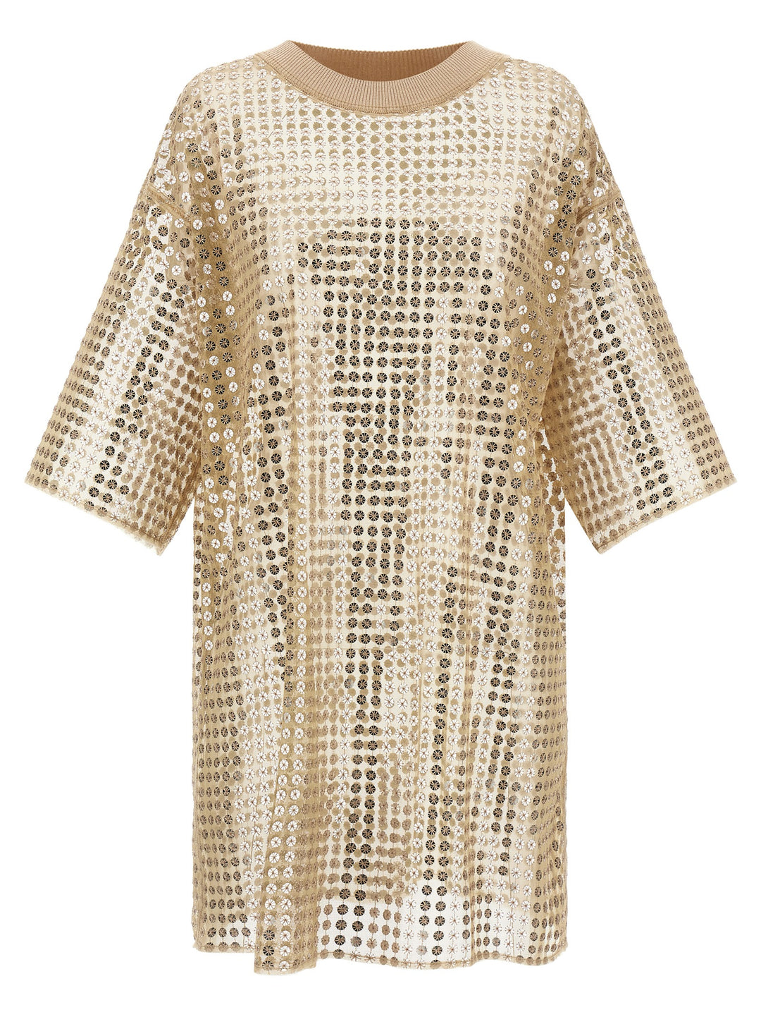 Fabiana Filippi Sequin Dress Dresses - Beige | 3f4e98165a1ab14f5a5aba30fb1c86dc940b7319