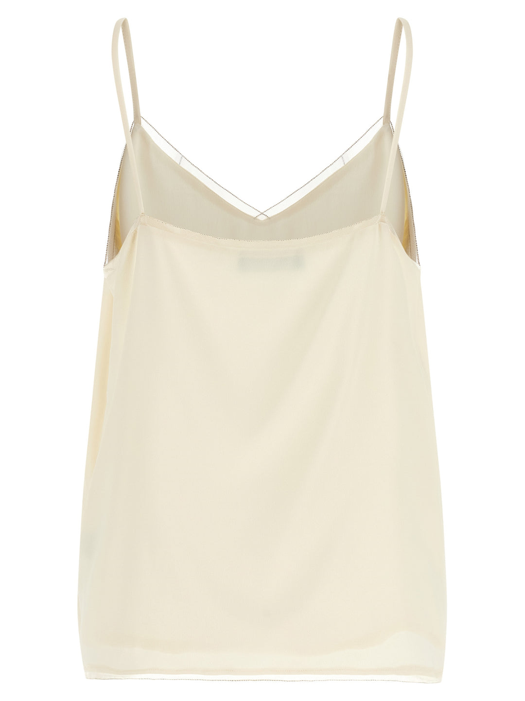 Fabiana Filippi Filo Diamante Tops - Beige | 744d51a09ff0fa881d056c04ac517f855e4984da