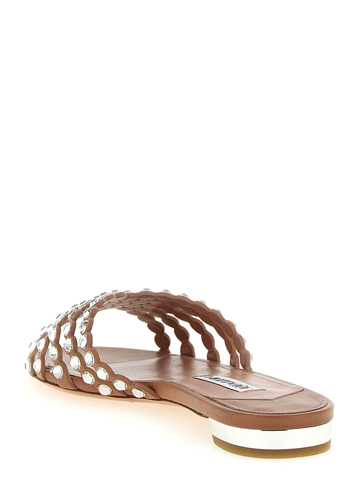 Aquazzura Tequila Sandals - Pink | bcc8b7fe7fe12c2db2d5a519292d1e01ebd6455b