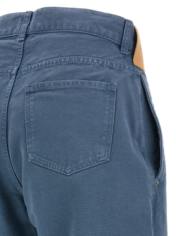 J.W. Anderson Twisted Workwear' Pants - Light Blue | 61354d82e0cdff01c46790cc3c0a33426a7cc1d5